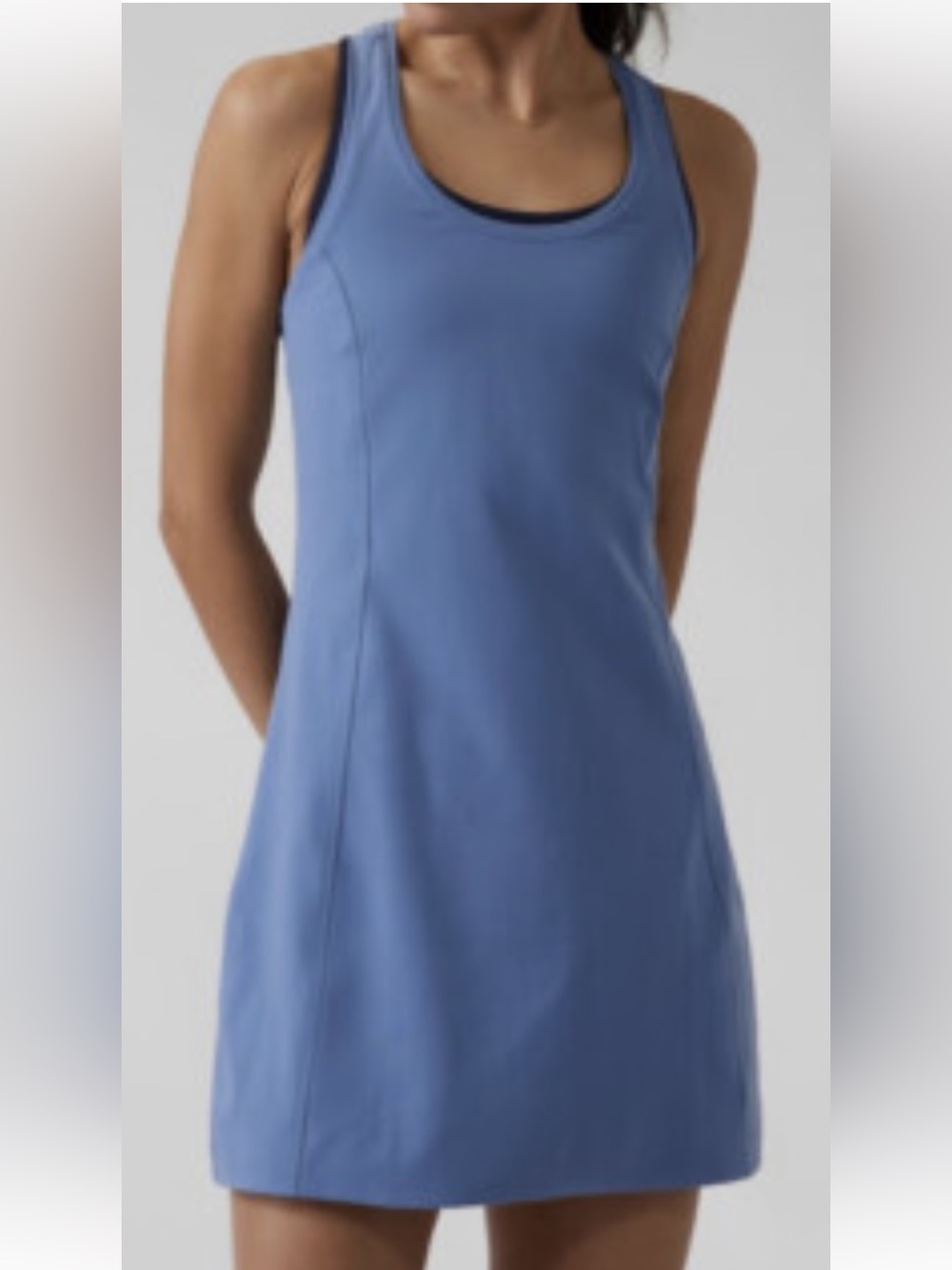 Cute ATHETICA On My Way Dress in Cottage Blue. New Condition!  Medium